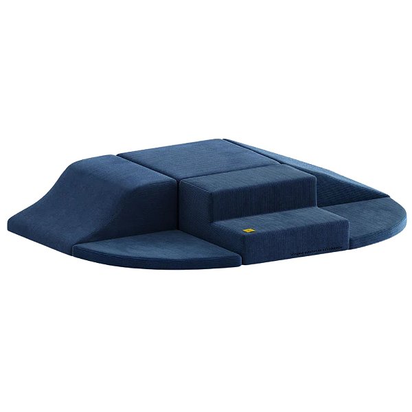 Play Baby - 6 Módulos - Cotelê - Azul Marinho