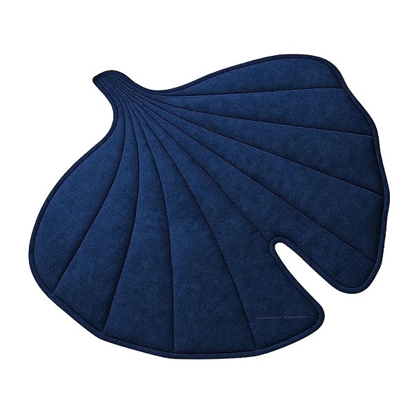 Tapete Gingko - Azul Marinho