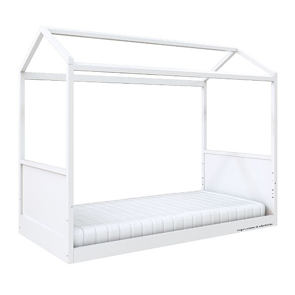 Cama Link Plus - Com Casinha - Com Ou Sem Auxiliar - Branco