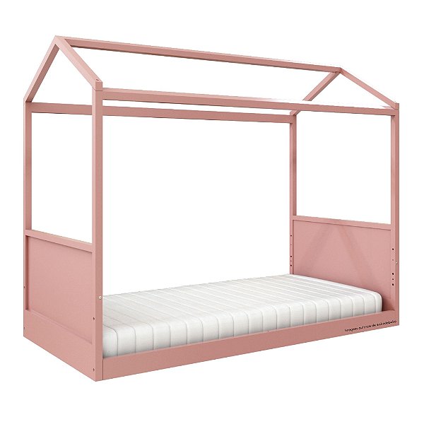 Cama Link Plus - Com Casinha - Com Ou Sem Auxiliar - Rose
