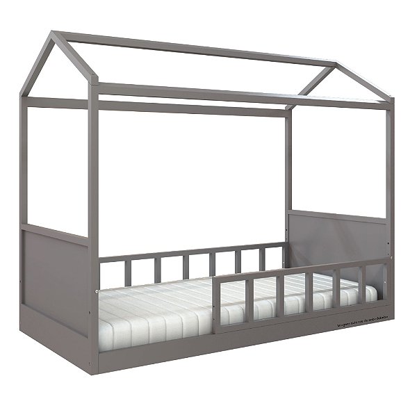 Cama Casinha Link - Com 1 Grade E Meia Palitada - Fendi