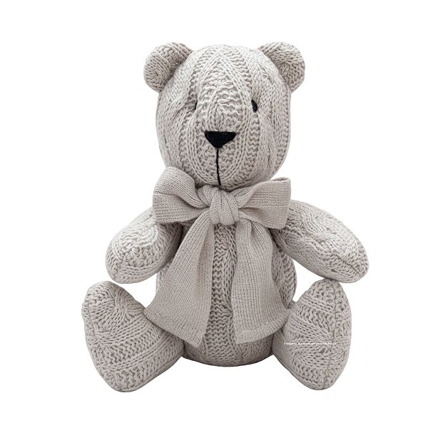 Urso Tricot - Tamanho M - Cinza 869 - Personalizado