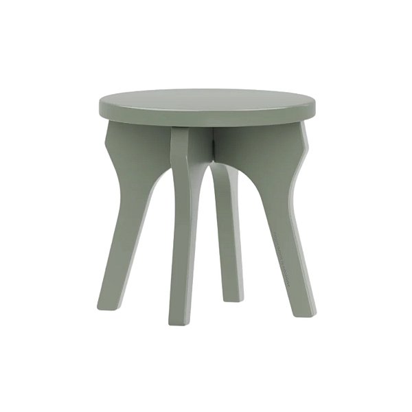 Banqueta Infantil Redonda Para Mesinha Arcos/Play - Verde