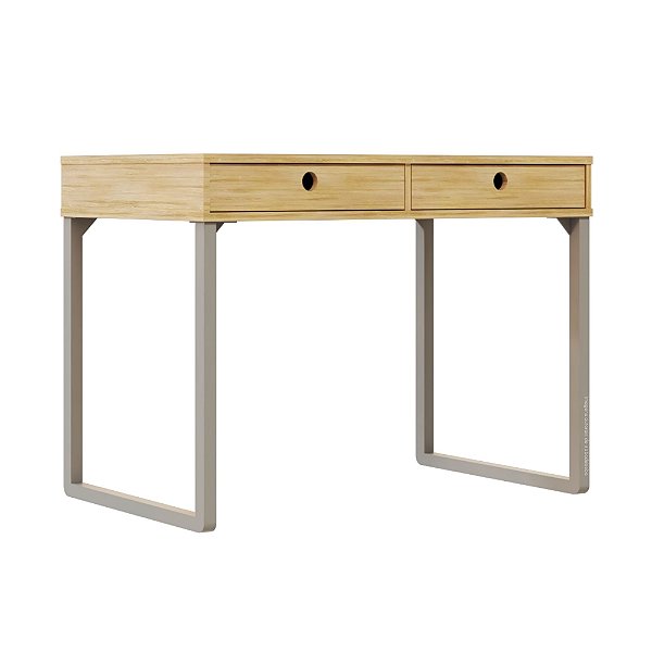 Escrivaninha Tupi - Com Ou Sem Acessórios - Cinza