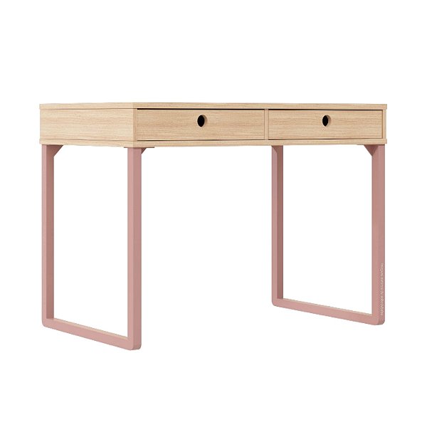 Escrivaninha Tupi - Com Ou Sem Acessórios - Rose