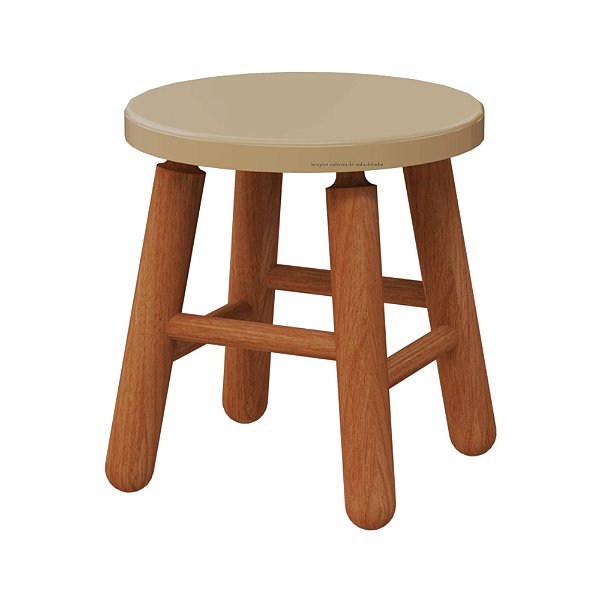 Banquinho Infantil Link - Capuccino