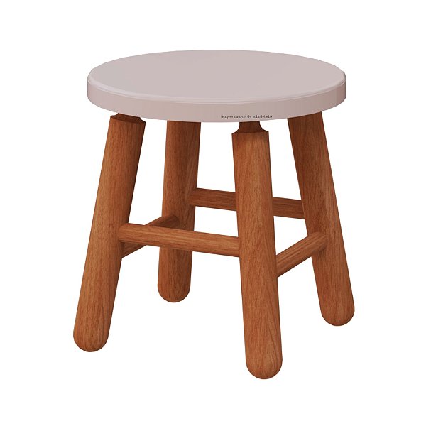 Banquinho Infantil Link - Rosa Old