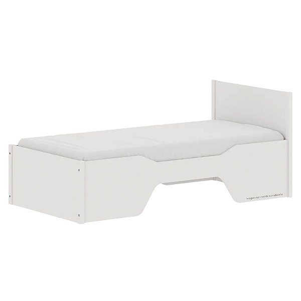 Cama Infantil Evolutiva Kids 2 Em 1 - Branco