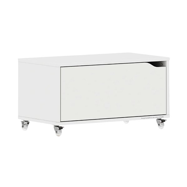 Baú Com Gaveta - Branco