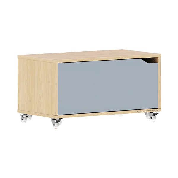 Baú Com Gaveta - Azul