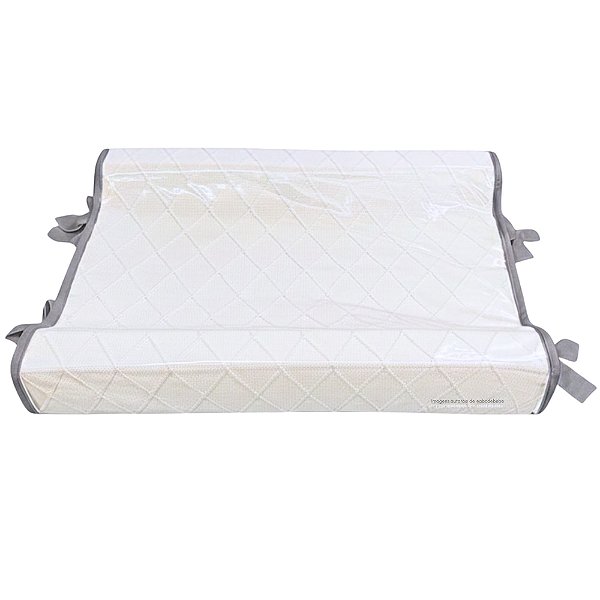 Trocador Anatômico - Tricot - Cinza New Grey