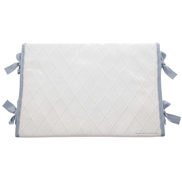 Trocador Reto - Tricot - Azul Dream