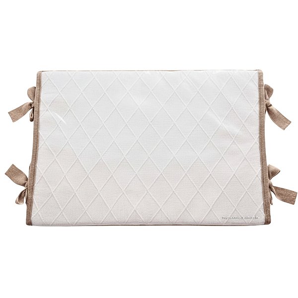 Trocador Reto - Tricot - Marrom Atol