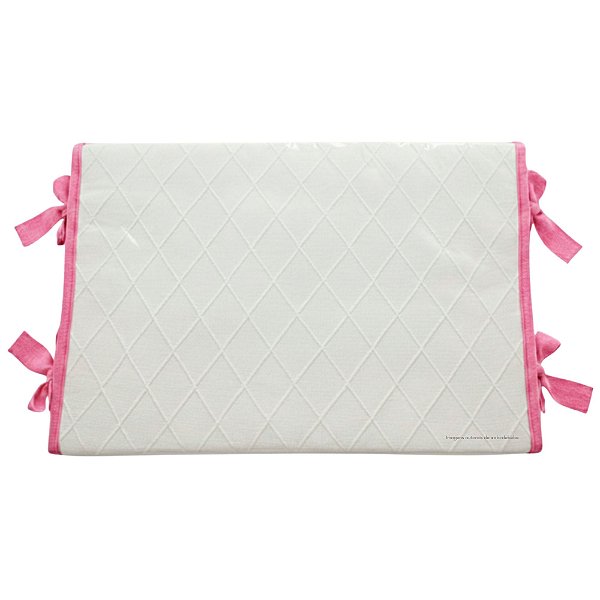 Trocador Reto - Tricot - Rosa Candy