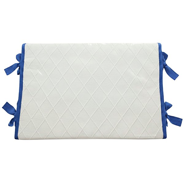 Trocador Reto - Tricot - Azul Fauna