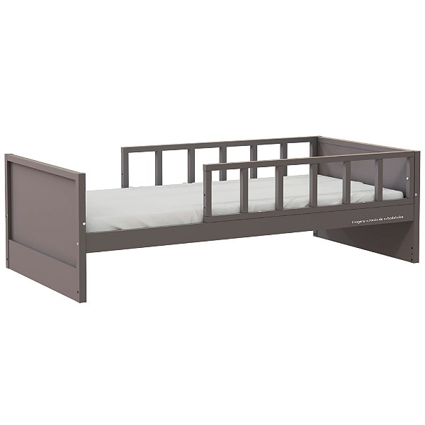 Cama Infantil Link - Com 2 Meias Grades Palitadas - Fendi