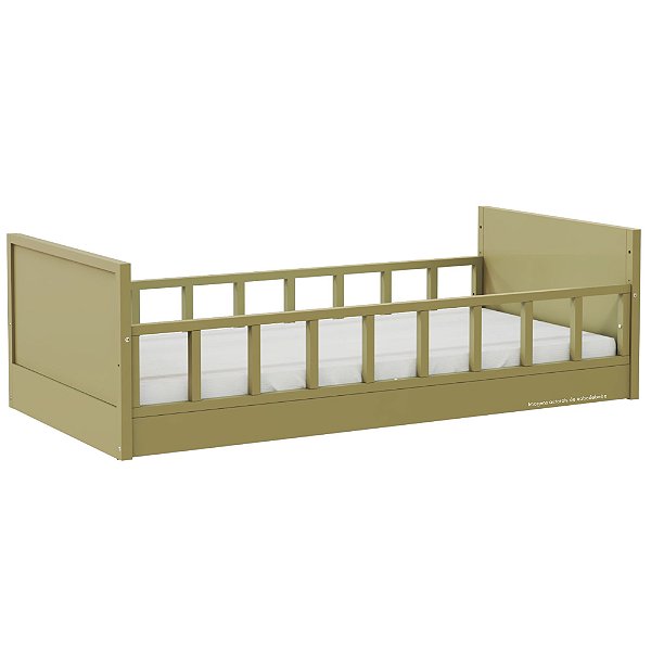 Cama Infantil Link - Com 2 Grades Palitadas - Cacto
