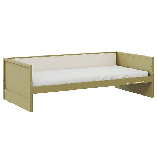 Cama Sofá Infantil Link - 1 Grade Em Palha Natural - Cacto