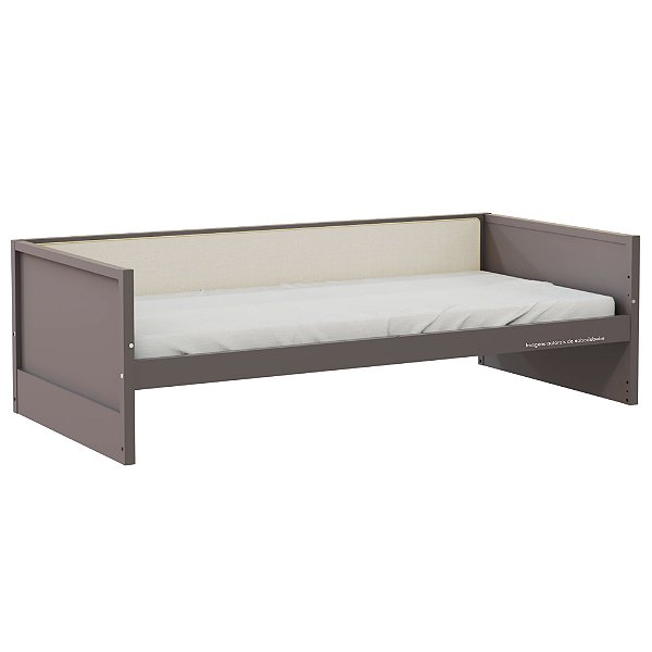 Cama Sofá Infantil Link - 1 Grade Em Palha Natural - Fendi