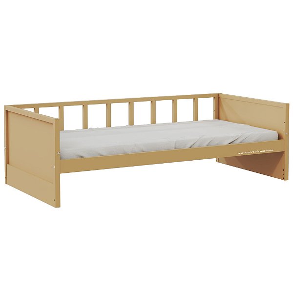 Cama Sofá Infantil Link - 1 Grade Palitada - Capuccino