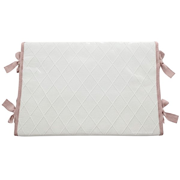 Trocador Reto - Tricot - Rosa Una