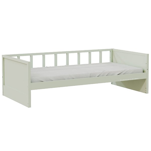 Cama Sofá Infantil Link - 1 Grade Palitada - Verde Old