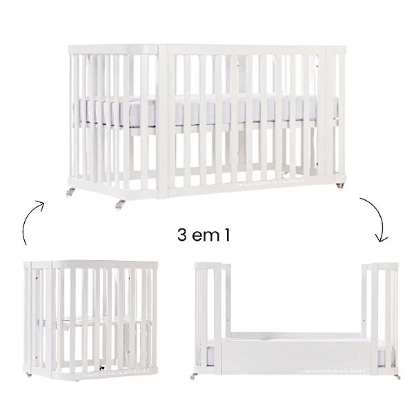 Berço Evolutivo 1,2,3 - Branco