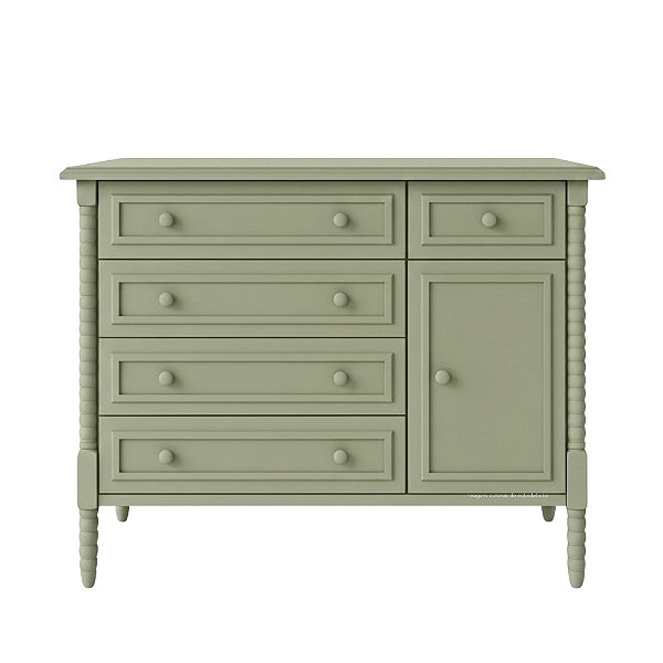 Cômoda Dot - Verde Escuro