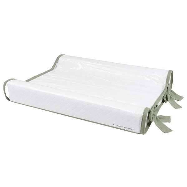 Trocador Anatômico - Malha Jacquard - Verde M.Plantação