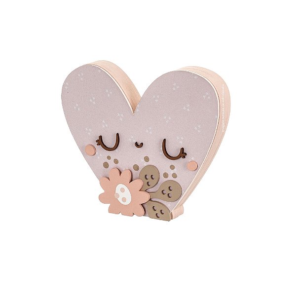 Enfeite de Prateleira Infantil Coração Decorativo - Árvore - 110031
