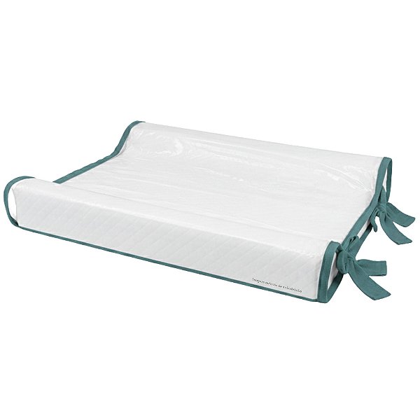 Trocador Anatômico - Malha Jacquard - Verde Senécio