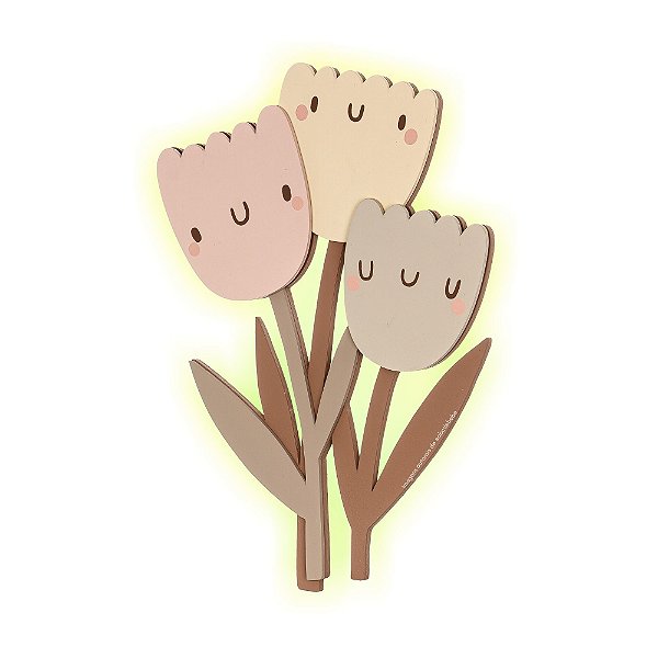 Luminária Infantil De Parede Tulipas - Árvore - 110142