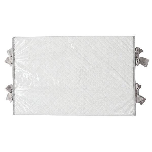 Trocador Reto - Malha Jacquard - Cinza Claro 869