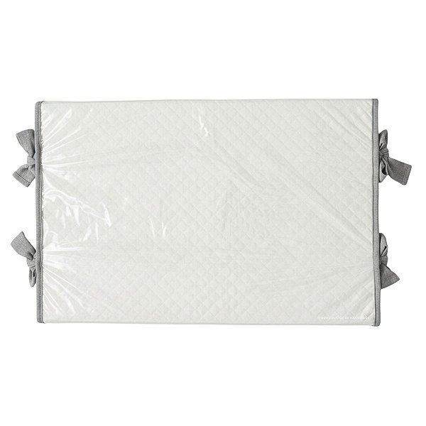 Trocador Reto - Malha Jacquard - Cinza Steal