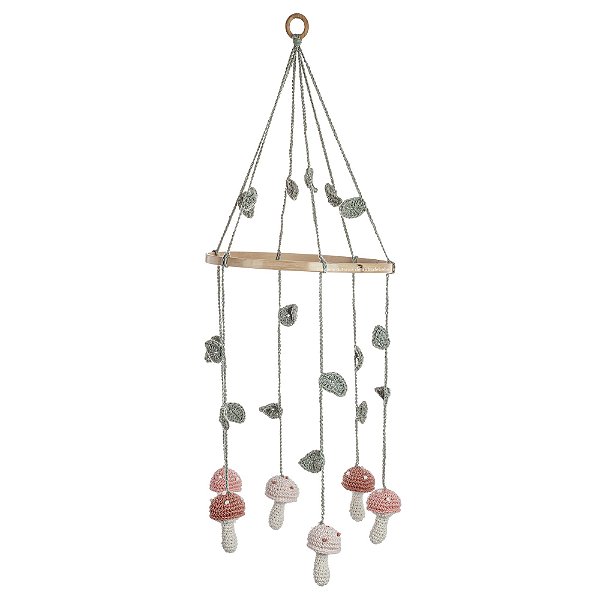 Móbile Amigurumi Em Crochê Decorativo 45 Cm - Bosque - 92110