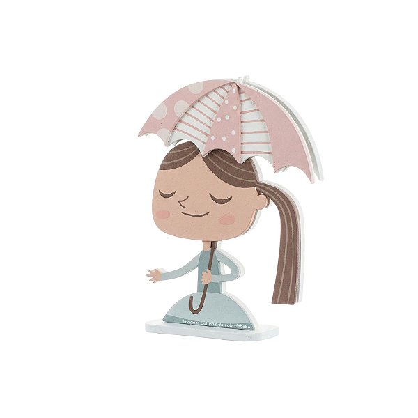 Enfeite Para Prateleira Menina - Cidade - 67031