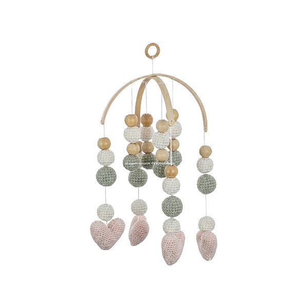 Móbile Em Crochê - Cidade - 67110