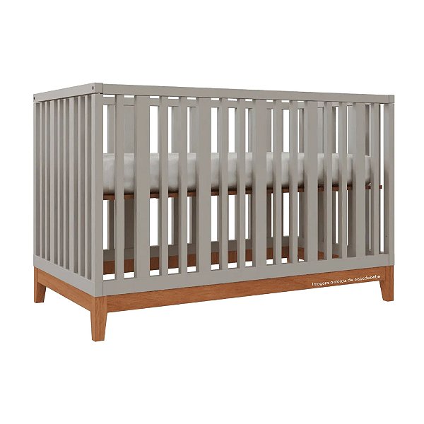 Berço Fio Plus - 2 Em 1 - Cinza