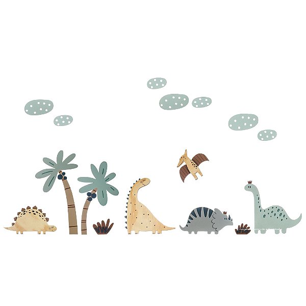 Painel Decorativo Dinossauros Maior - Dinos - 94010
