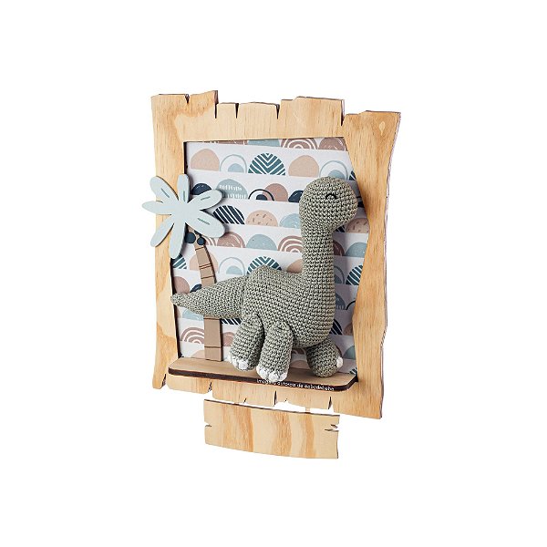 Quadro De Parede Amigurumi Dino Alto - Dinos - 94027 - Personalizado