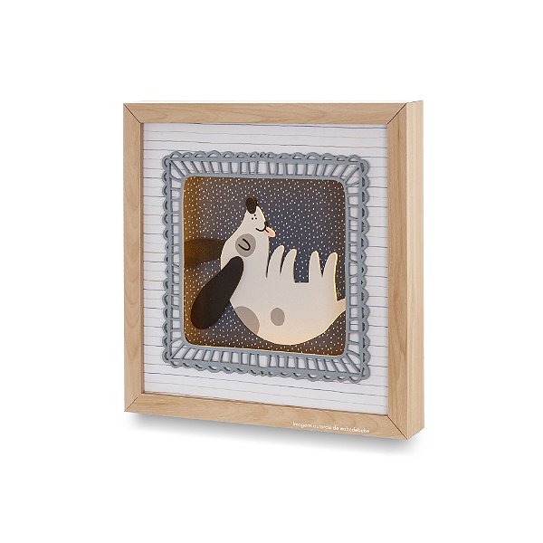 Quadro De Luz Cão Brincalhão - Au Au - 109500