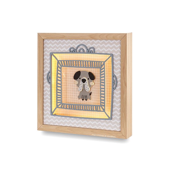 Quadro De Luz Cãozinho - Au Au - 109501