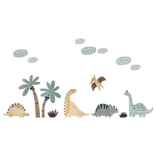 Painel Gigante Decorativo Infantil - Dinos - 94209