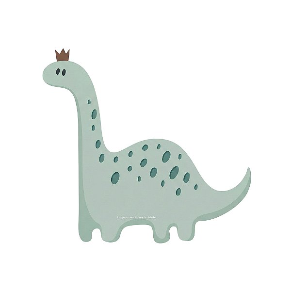 Dino Verde Decorativo Infantil Em Madeira Gigante - Dinos - 94204