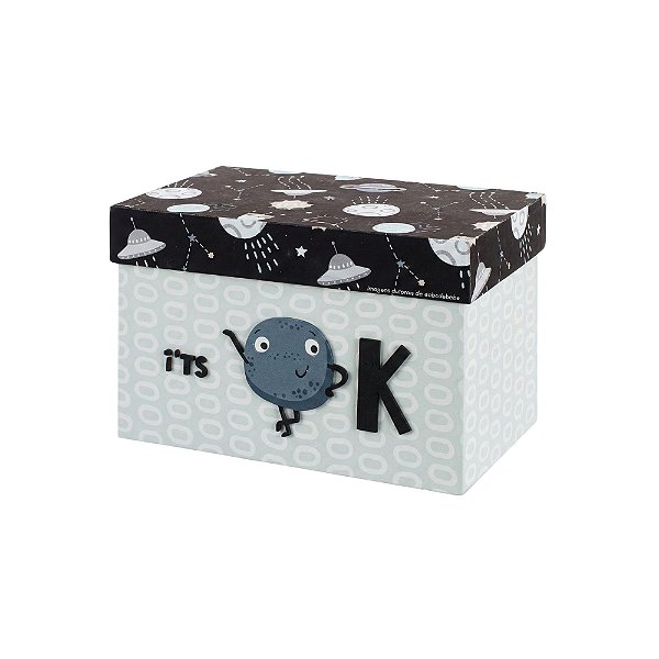 Caixa Organizadora Infantil Decorativa M - Espaço - 69061