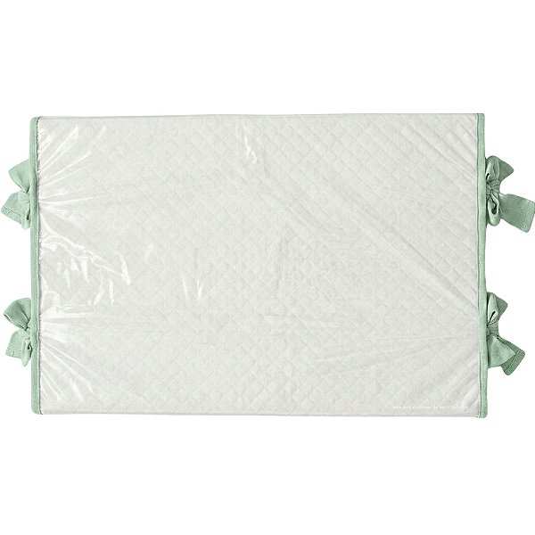 Trocador Reto - Malha Jacquard - Verdinho