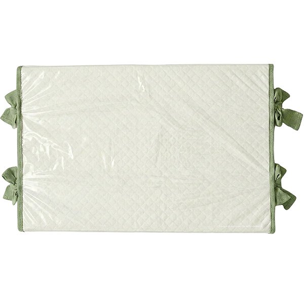 Trocador Reto - Malha Jacquard - Verde Limonada