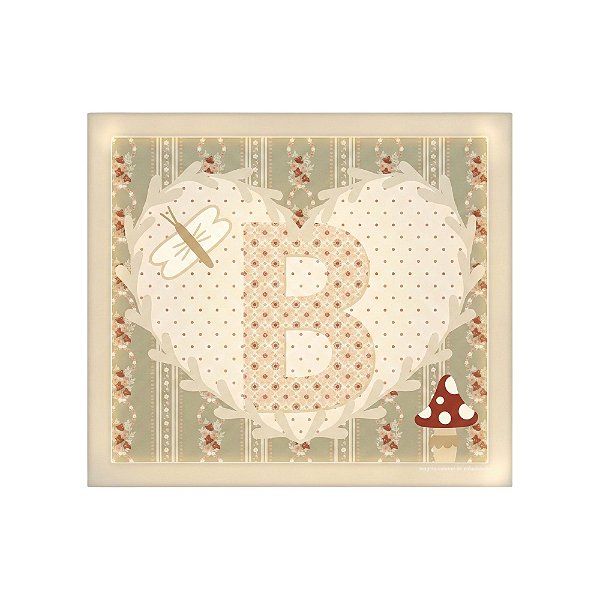 Quadro De Luz Inicial Personalizado Decorativo - Fadinhas - 103503 - Personalizado