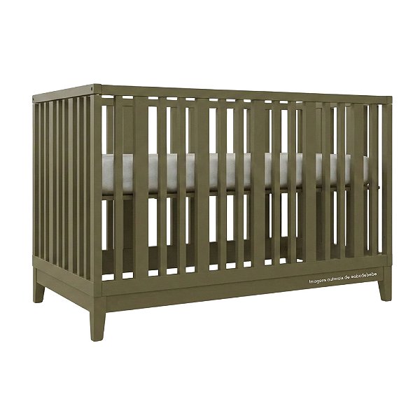 Berço Fio Plus - 2 Em 1 - Verde Cacto