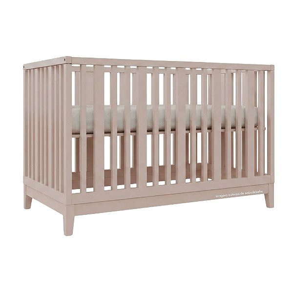 Berço Fio Plus - 2 Em 1 - Rosa Old